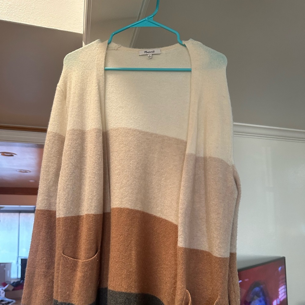 Madewell Colorblock Cardigan